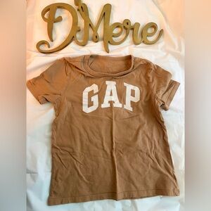 GAP Kids Tan Short Sleeve Tee